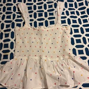 Colorful Polka Dot Top